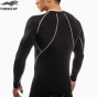 TUNSECHY Brand Long Sleeve T-Shirt Men Round Collar Compression Tight T-Shirt Wholesale And Retail Free Transportation