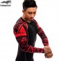 TUNSECHY Brand Newest 3D Print Long Sleeve T-Shirt Fitness Men Bodybuilding Crossfit Brand Compression T-Shirt Clothing