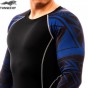 TUNSECHY Brand 3D Digital Print Compression T-Shirt Fashion Men Long Sleeve Bodybuilding Quick Dry Fitness Men T-Shirt