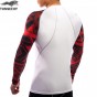 TUNSECHY Fashion Brand 3D Digital Printing Round Neck Long Sleeve T-Shirt Compression Tight T-Shirts Wholesale And Retail