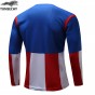 2018 Captain America Batman Superman Man Round Neck Long Sleeve T-Shirt TUNSECHY Brand Fashion T-Shirt Free Shipping