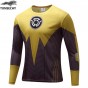 2018 Brand Fashion Spider-Man Captain America Avenger Heroes Men Long Sleeve T-Shirt Free Shipping Wholesale And Retail