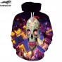 TUNSECHY Men Skull Hoodies Sweatshirts 3D Printed Funny Hip HOP Novelty Tracksuits Hoodies Sweatshirts Wholesale And Retail