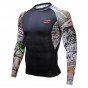 2018 YEARS New Fashion Brand TUNSECHY Men Long Sleeve Tight T-Shirt Digital Printing Wholesale And Retail Free Shipping
