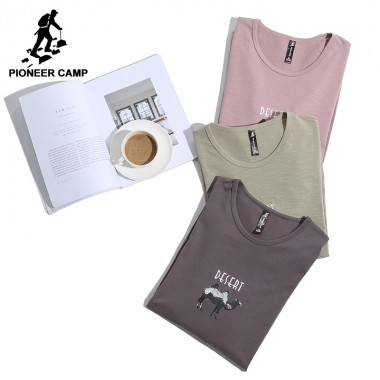 Pioneer Camp New Long Sleeve T-Shirt Men Brand-Clothing Fashion T Shirt Male Top Quality Stretch Tees For Men Women ACT802030