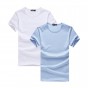 Pioneer Camp 2-Pack Promoting Tshirt Men Brand-Clothing Short Sleeve Solid T-Shirt Male Casual Tshirt Fashion Mens