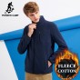 Pioneer Camp New Winter Thick Zipper Sweatshirt Men Brand Clothing Solid Fleece Warm Tracksuit Male Green Blue Black AJK702388