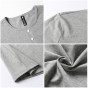 Pioneer Camp New Long Sleeve Button T-Shirt Men Brand-Clothing Casual Print T Shirt Male Top Quality Stretch Tshirt ACT701191