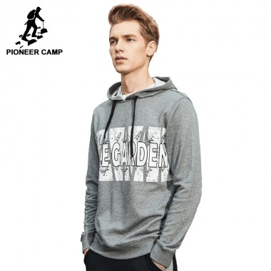 Pioneer Camp New Spring Hoodie Sweatshirts Men Brand-Clothing Fashion Printed Hoodies Male Quality Casual Tracksuit AWY701019