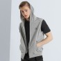 Pioneer Camp New Hooded Vest Men Brand Clothing Fashion Solid Waistcoat Male Top Quality Sleeveless Jacket Grey Blue AWY701012