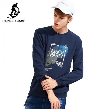 Pioneer Camp Thick Warm Hoodies Men Brand Clothing Quality 2018 New Autumn Winter Male Fashion Casual Fleece Sweatshirt For Men