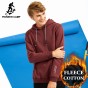 Pioneer Camp Autumn Winter Warm Fleece Men Hooded Hoodies Brand Clothing Thicken Sweatshirt Male 100% Cotton AWY702306
