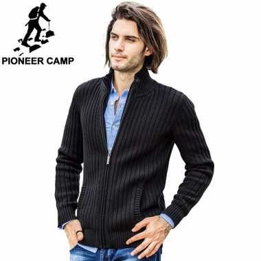Pioneer Camp Cardigans Men Sweaters New 2017 Knitwear Zipper Cardigan Top Quality Brand Clothing Fashion Male Christmas Sweater