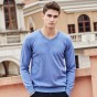 Pioneer Camp New Solid Pullovers Men Brand Clothing Casual V-Neck Autumn Spring Sweater Male Top Quality Kinitted Sweater 566302