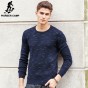 Pioneer Camp New Spring Fashion Brand Clothing Casual Sweater Men Crewneck Slim Fit Mens Sweaters And Pullovers 611204
