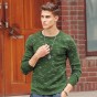 Pioneer Camp New Spring Fashion Brand Clothing Casual Sweater Men Crewneck Slim Fit Mens Sweaters And Pullovers 611204