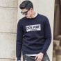 Pioneer Camp Fashion Sweaters Men High Quality Brand-Clothing Letter Jacquard Casual Pullovers Christmas Blue Sweater 611222