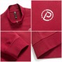 Pioneer Camp New Spring Jacket Men Fashion Brand Clothing Wine Red Zipper Coat Men Top Quality Casual Male Outerwear AJK702045