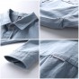 Pioneer Camp New Arrival Solid Casual Shirt Men Brand Clothing 100% Cotton Social Shirt Male Top Quality Blue Grey ACC701323
