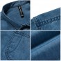 Pioneer Camp New Spring Denim Shirt Men Brand-Clothing Fashion Solid Shirt Male Top Quality 100% Cotton Casual Shirt ACC705096