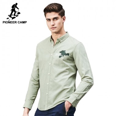 Pioneer Camp New Arrival Spring Men Shirt Brand-Clothing Fashion Male Casual Shirt Top Quality Slim Fit Dress Shirt ACC705077