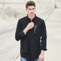 Pioneer Camp New Design Long Shirt Men Brand Clothing Fashion Black Trench Style Shirt Male Top Quality Casual Shirts ACC703032