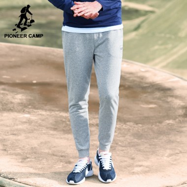 Pioneer Camp New Joggers Men Brand-Clothing Solid Casual Sweatpants Male Top Quality Pants For Men Black Grey AZZ701210