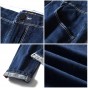 Pioneer Camp Summer Jeans Men Brand-Clothing Ankle-Length Denim Pants Men Top Quality Small Stretch Casual Trousers ANZ707015
