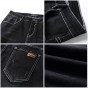 Pioneer Camp New Autumn Slim Fit Jeans Men Brand-Clothing Black Solid Denim Pants Male Top Quality Stretch Trousers ANZ710007