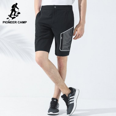 Pioneer Camp New Shorts Men Brand Clothing Fashion Design Summer Shorts Male Quality Stretch Shorts Army Green Black ADK705039