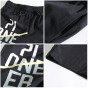 Pioneer Camp Black Summer Shorts Men Brand Clothing Fashion Letter Printed Shorts Male Quality Stretch Short Trousers ADK701027