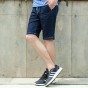 Pioneer Camp Summer Denim Shorts Men Brand Clothing Solid Blue Male Shorts Top Quality Stretch Casual Short Trousers ADK707013
