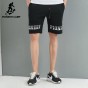 Pioneer Camp New Printed Shorts Men Brand-Clothing Fashion Letter Shorts Male Top Quality Black Short Trousers ADK701056