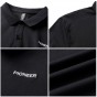 Pioneer Camp Black Long Sleeve Polo Shirt Men Brand-Clothing Simple Basic Polos Male Quality Stretch Autumn Solid Polo ACT702278