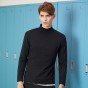 Pioneer Camp Turtleneck T-Shirt Men Brand-Clothing Solid Long Sleeve High Collar T Shirt Male Quality Autumn Tshirt ACT702280