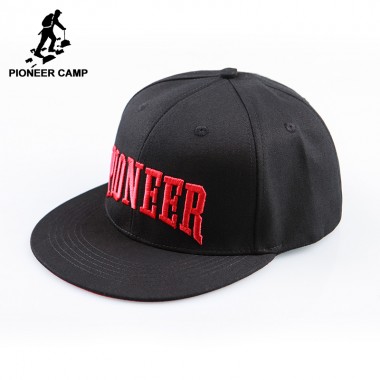 Pioneer Camp Brand Top Grade Snapback Caps Men Baseball Cap 100% Cotton Letter Embroidery Hats Hip Hop Adjustable  AMZ701039