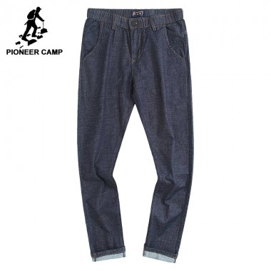 Pioneer Camp New Summer Thin Jeans Men Brand-Clothing Casual Straight Denim Pants Male Top Quality Denim Trousers ANZ703095