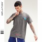 INFLATION 100% Cotton Men T Shirt Casual Fashion Design O-Neck Printed Top Tee 2018 Summer T-Shirt Unisex Tshirt 8231S