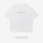 INFLATION 2018 New Arrivals Spring Summer Letters Printed Funny T-Shirt Man Brand Crewneck Basic Cotton Top Tees 8269S