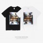 INFLATION 2018 Graphic Print Men Music T Shirts Cotton Short Sleeve O-Neck Tee Shirt Hip Hop Rap Men T-Shirt Summer Style 8255S