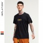 INFLATION Tian Gan Wu Zao Chinese Print Short Sleeve Print Top Tees 2018 New Fashion T-Shirt Man Funny T Shirt 8265S