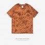 INFLATION Men Streetwear Hip Hop Style 2018 Men'S Fashion Handmade Tie Dye T-Shirt Cotton Short Sleeve Casual T-Shirt 8116S