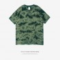 INFLATION Men Streetwear Hip Hop Style 2018 Men'S Fashion Handmade Tie Dye T-Shirt Cotton Short Sleeve Casual T-Shirt 8116S