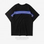 INFLATION 2017 Summer Collection Oversized T-Shirt Hip Hop Style Loose Sleeve Patchwork T-Shirts High Street Men Tshirt