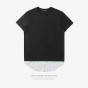 INFLATION 2017 Summer New Style Unisex Casual Solid Elbow Length Crew Neck Cotton T-Shirts