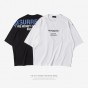 INFLATION 2017 Summer Collection High Street Men Tshirt Oversized T-Shirt Hip Hop Style Loose Sleeve Black White Men T-Shirts