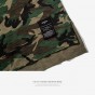 INFLATION 2017 Autumn Dropped Shoulder Ribbon Long Sleeve T Shirt Highstreet Men Camouflage Tshirt Organic Cotton Hip Hop 051W17