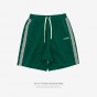 INFLATION 2018 Mens Sportswear Shorts Stripe Side Contrast Color Letter Printing Highstreet Vintage Men Short Sweatpants 8409S
