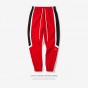 INFLATION 2017 New Autumn Mens Sportswear Pants Split Side Stripe Letter Embroidery Contrast Color Casual Mens Sweatpants 352W17