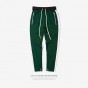 INFLATION 2017 New Autumn Mens Sportswear Pants Side Stripe Zipper Men Campus Style Sweatpants Elastic Waist Sweatpants 345W17